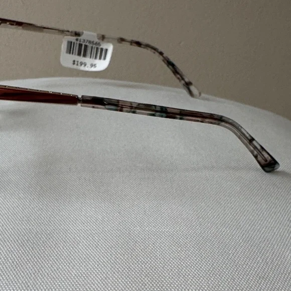Bebe Women's Elegant Patterned Glasses - Blue/Brown Floral BB5215 - Picture 3 of 12